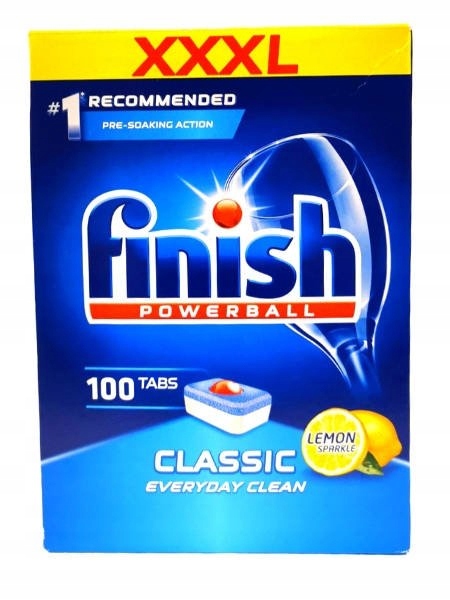 FINISH Tabletki Do Zmywarki Classic 77 cytrynowe