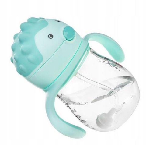 Kubki niekapki Akuku posiadają obciążoną słomkę