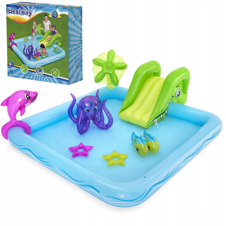 basen dla dzieci ze zjeżdzalnia