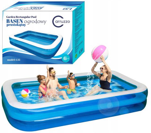 Duzy dmuchany basen dla dziecka