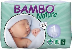 Abena Bambo Nature Ekologiczne Pieluszki Jednorazowe Newborn