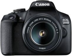 Aparat Fotograficzny Canon EOS 2000D czarny + 18-55mm
