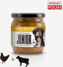 Dogs Plate Junior Karma mokra dla szczeniaka Wekowana