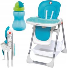 LIONELO KRZESEŁKO DO KARMIENIA LINN PLUS TURKUSOWE 3307