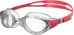 Speedo Okulary Pływackie Futura Biofuse Flexiseal Przezroczysto Szaro Czerwone 13B991