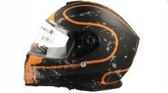 KASK MOTOCYKLOWY PEŁNY VCAN V127 FLAT M