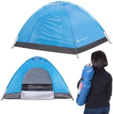 Springos Turystyczny 2 Osobowy Niebieski Z Moskitierą I Filtrem Uv Dwuosobowy (pt007)