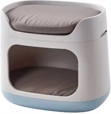 Curver legowisko transporter 3w1 beżowo niebieski