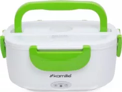 Kamille Elektryczny Termos Obiadowy Lunch Box 1000Ml Km 2130 Biały Zielony