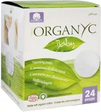Organyc Baby 24 Szt Nursing Pads Naturalne Wkładki Laktacyjne