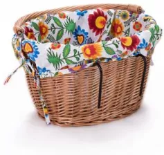 Wyroby z Wikliny PPH Jan Wnuk Kosz rowerowy wiklinowy 1502