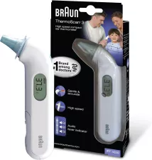 BRAUN THERMOSCAN 3 TERMOMETR ELEKTRONICZNY DO UCHA IRT3030