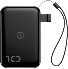 Baseus Mini S QI 10000mAh Czarny (PPXFF10W-19)