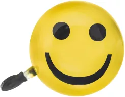 M-Wave Dzwonek Stalowy Ding Dong Duży Żółty Uśmiech