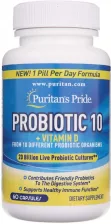 Puritans Pride Probiotyk 10 mld 120kaps.