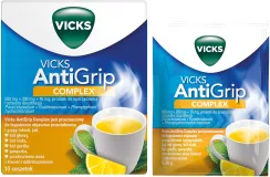 VICKS ANTIGRIP COMPLEX Proszek na grypę i przeziębienie o smaku cytrynowy 10sasz