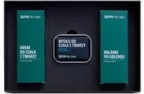 Zew For Men Wymagający Traper Krem 80Ml + Balsam Po Goleniu 80Ml + Mydło Do Ciała I Twarzy 85Ml + Mydelniczka 1szt