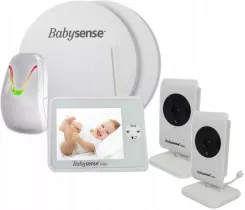Hisense Elektroniczna Niania Babysense Video 3 5″ + Dwie Kamery I Monitor Oddechu Babysense 7