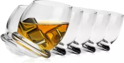 Krosno Glass Sp. Z O.O. Szklanki do whisky „bujające się” KROSNO Handmade ROLY-POLY 200ml