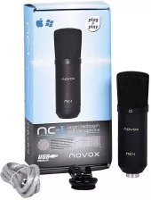 Novox NC-1 Mikrofon Pojemnościowy USB Czarny