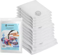 Springos Worki próżniowe 12szt. zestaw pokrowców na ubrania