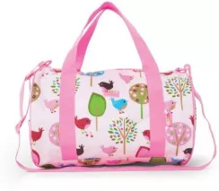 Podręczna torba różowa w ptaszki Penny Scallan